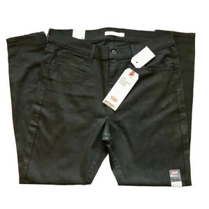 Levi's 720 High Rise Super Skinny Blackest Night Jeans Size 14 Short 32/28 NWT